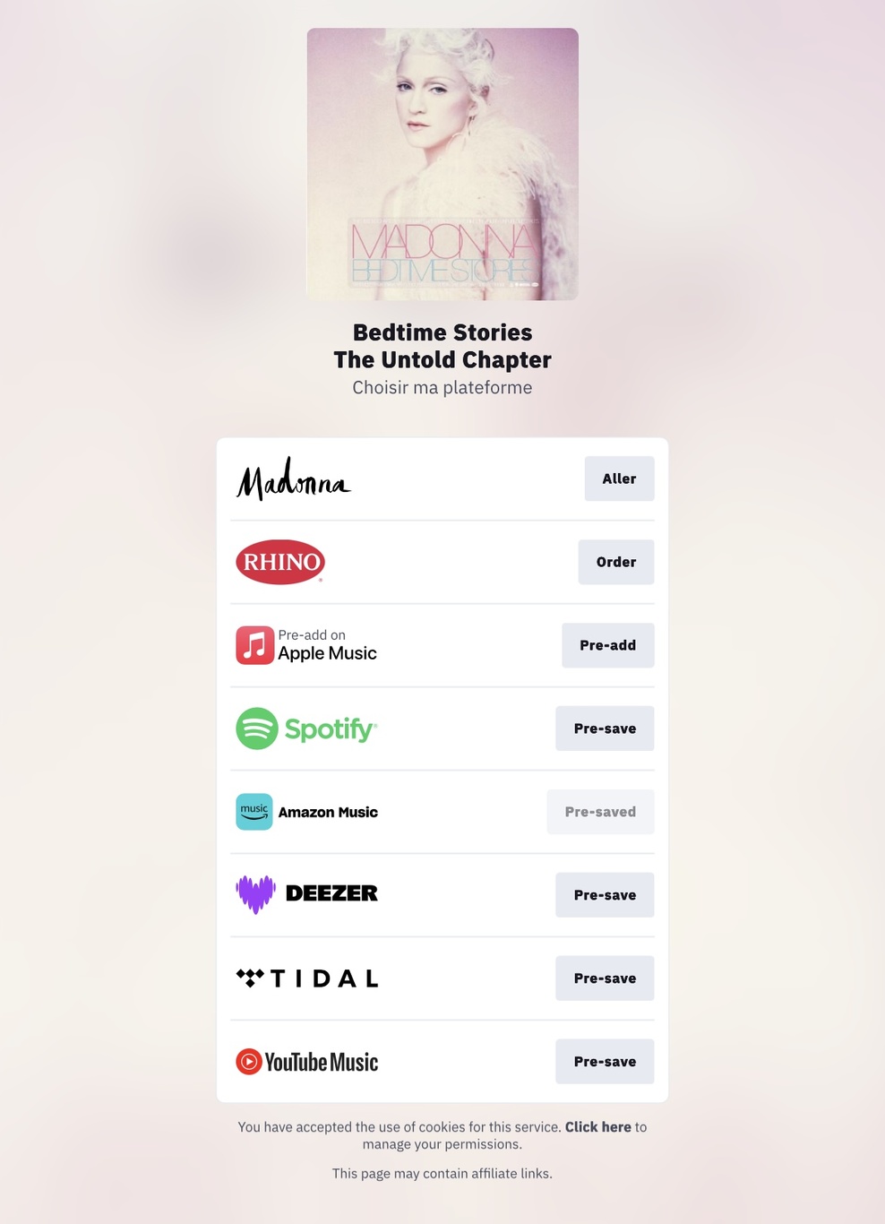 Bedtime Stories - The Untold Chapter : Une sortie imminente ? Bedtime Stories - The Untold Chapter : Une sortie imminente ?