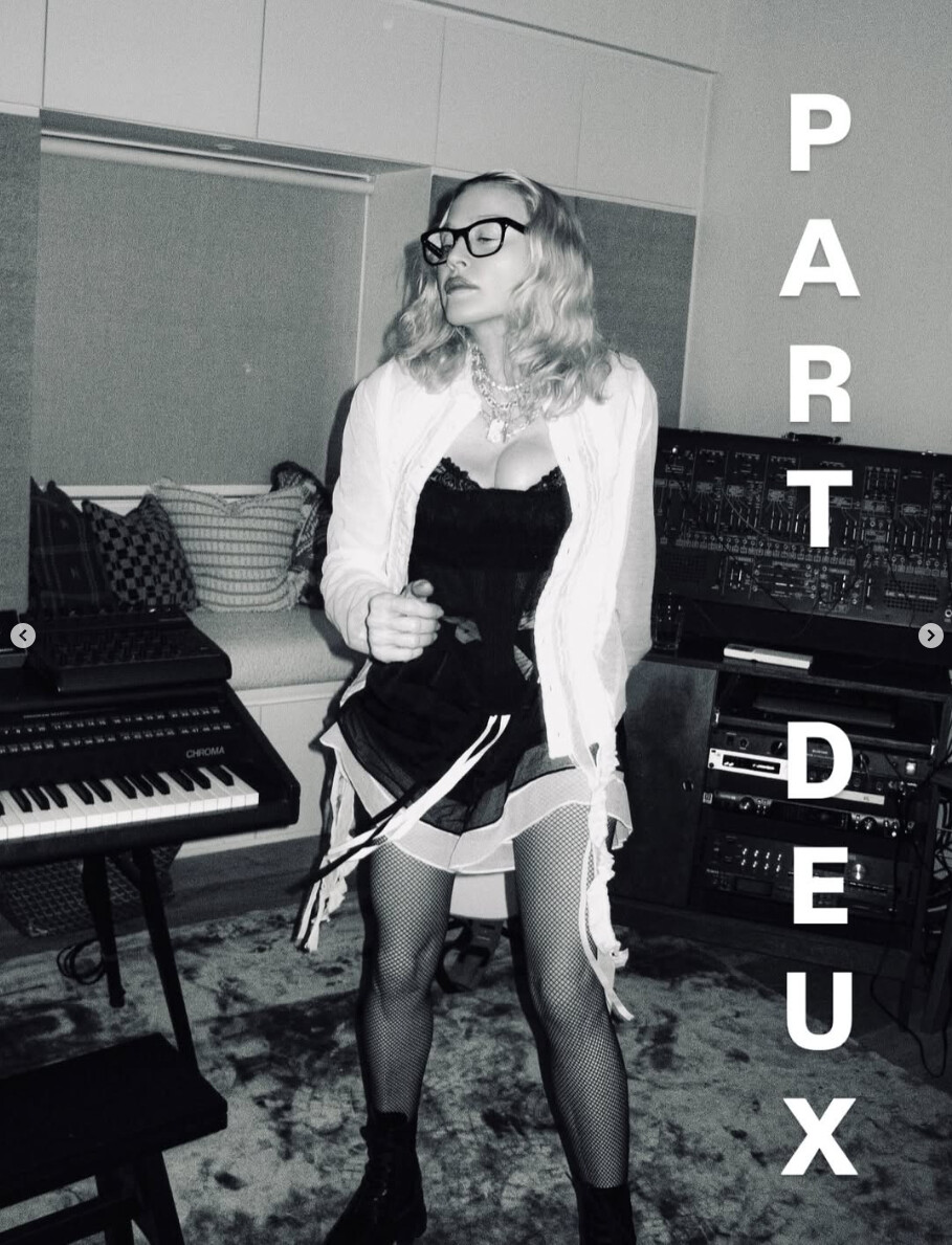 Madonna nous tease Confessions part II depuis Londres