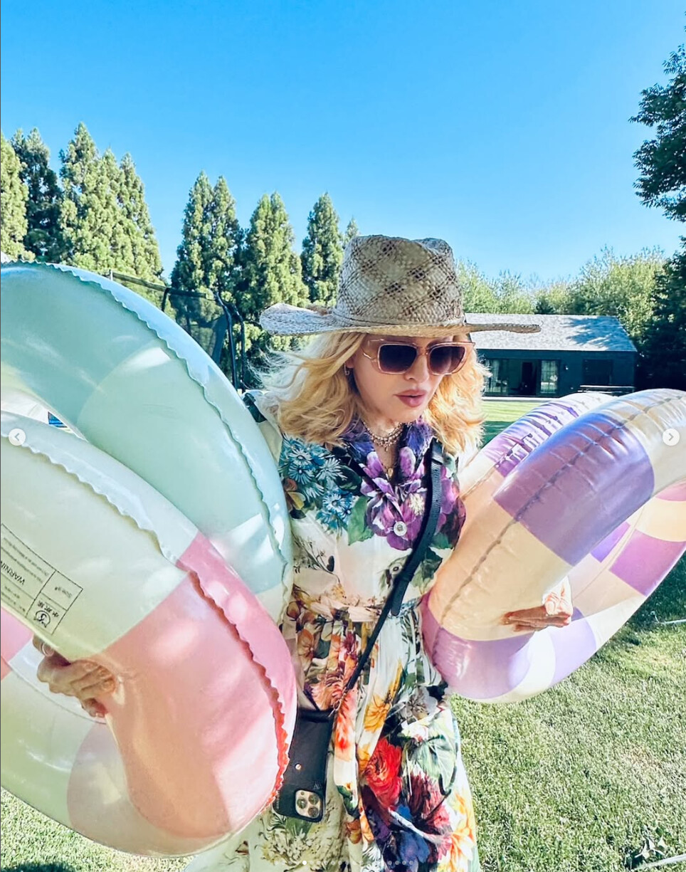 Madonna sur Instagram