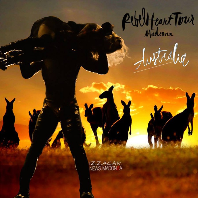 MADONNA EST EN AUSTRALIE MADONNA EST EN AUSTRALIE