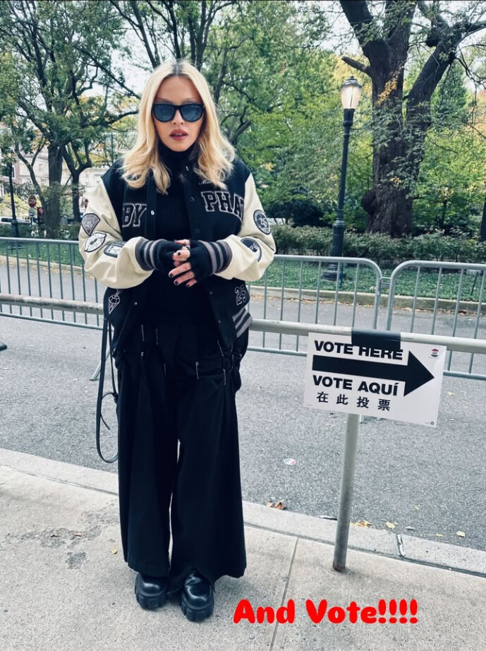 Madonna sur Instagram