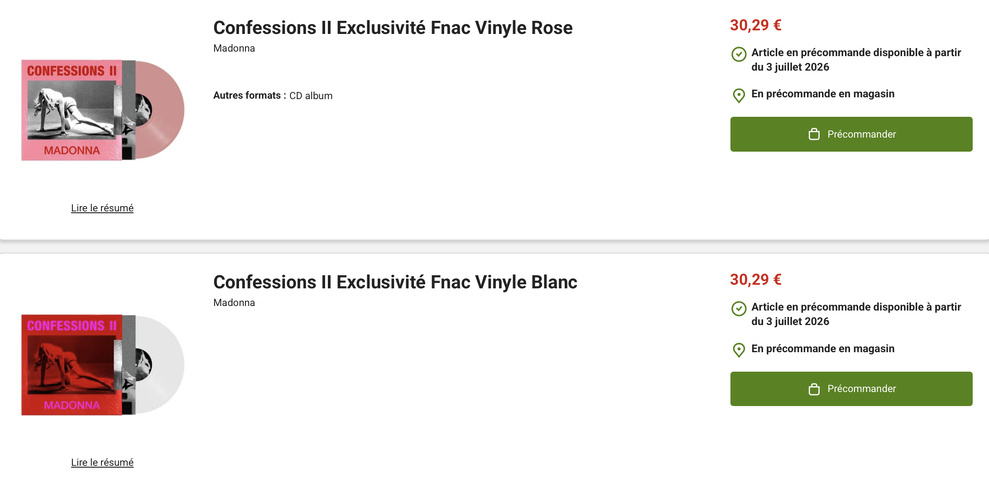 CONFESSIONS ON A DANCE FLOOR: PART II PARAÎTRA LE 3 JUILLET PROCHAIN ! CONFESSIONS ON A DANCE FLOOR: PART II PARAÎTRA LE 3 JUILLET PROCHAIN !