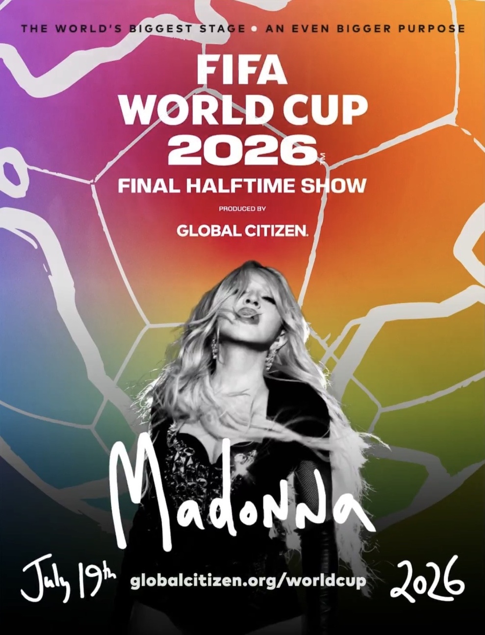 Madonna annoncée pour le tout premier show de mi-temps de la Coupe du Monde 2026
