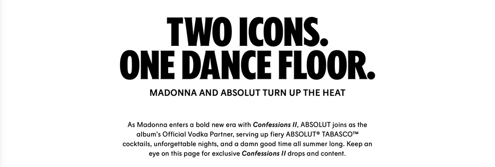 Absolut Vodka dévoile un extrait de Hot Sauce, un nouveau titre pour une nouvelle édition de Confessions II ! Absolut Vodka dévoile un extrait de Hot Sauce, un nouveau titre pour une nouvelle édition de Confessions II !