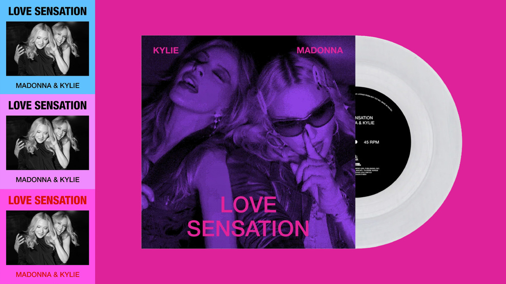 Visuel des éditions CD et de l'édition vinyle - Montage par News Of Madonna