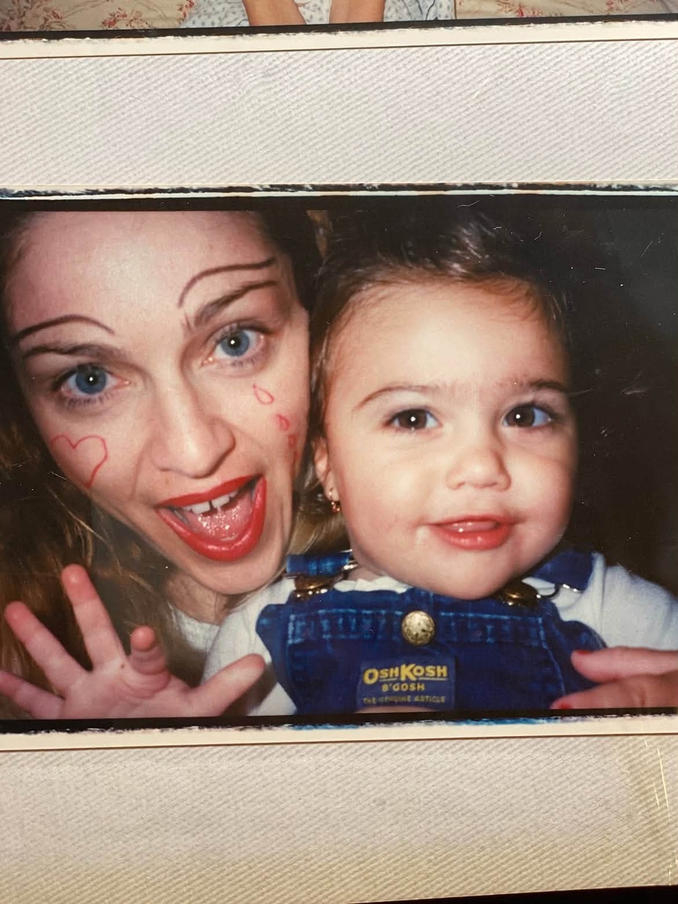 Madonna sur Instagram
