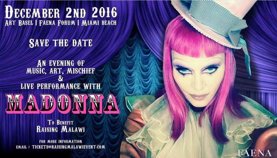 Live Performance de Madonna au Art Basel Live Performance de Madonna au Art Basel