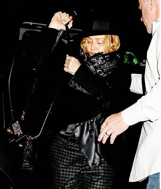 Madonna de sortie pour Yom Kippour
