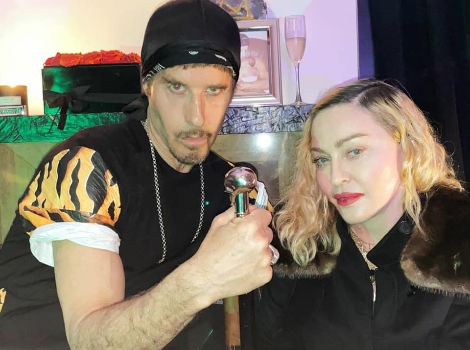 Madonna et Steven Klein le jour de son anniversaire Madonna et Steven Klein le jour de son anniversaire
