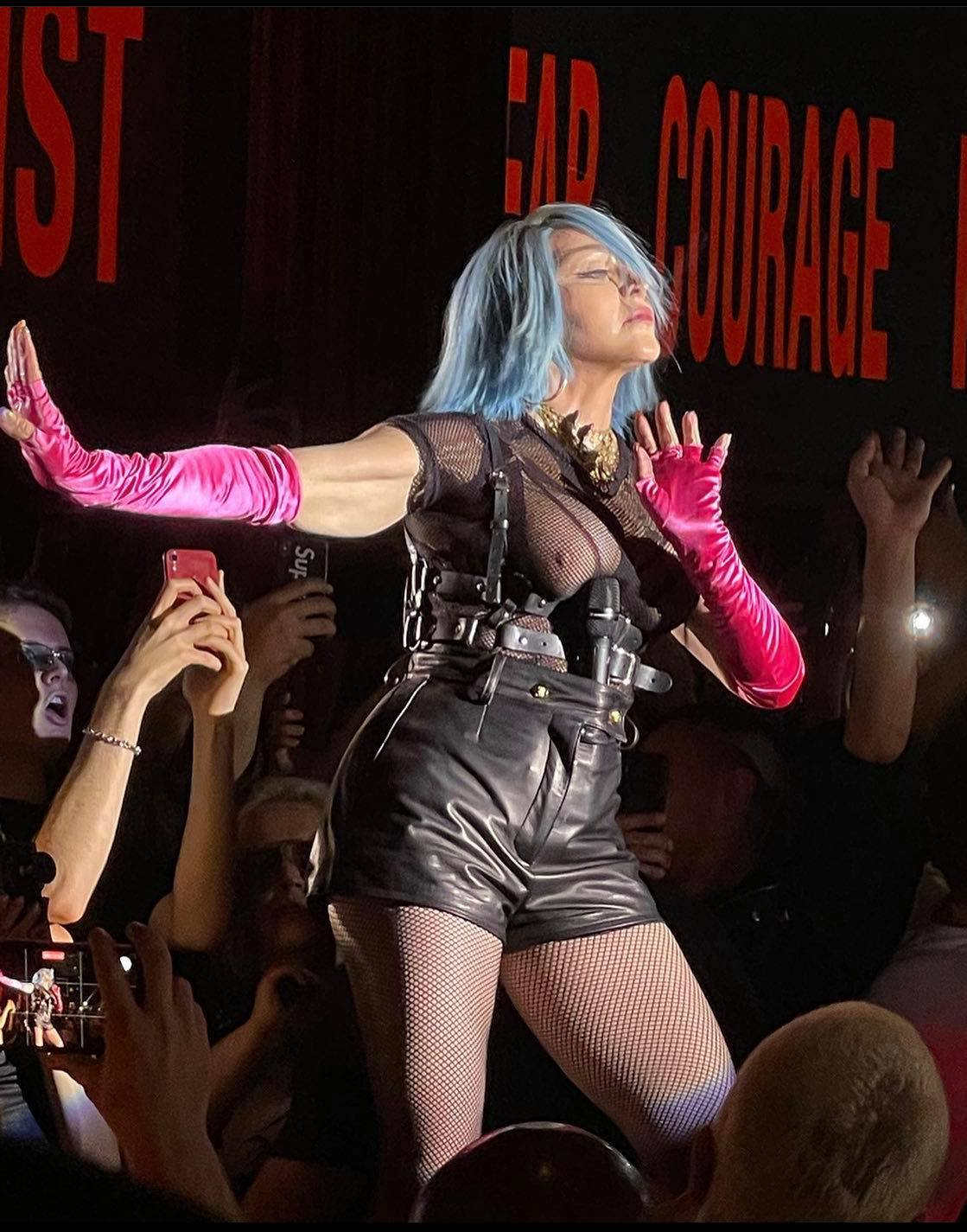 Madonna hier soir à NYC Madonna hier soir à NYC