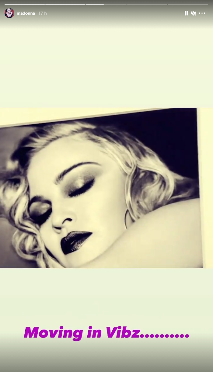 Madonna sur Instagram