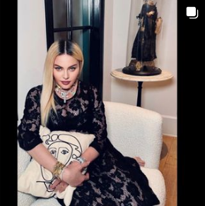 Madonna sur Instagram