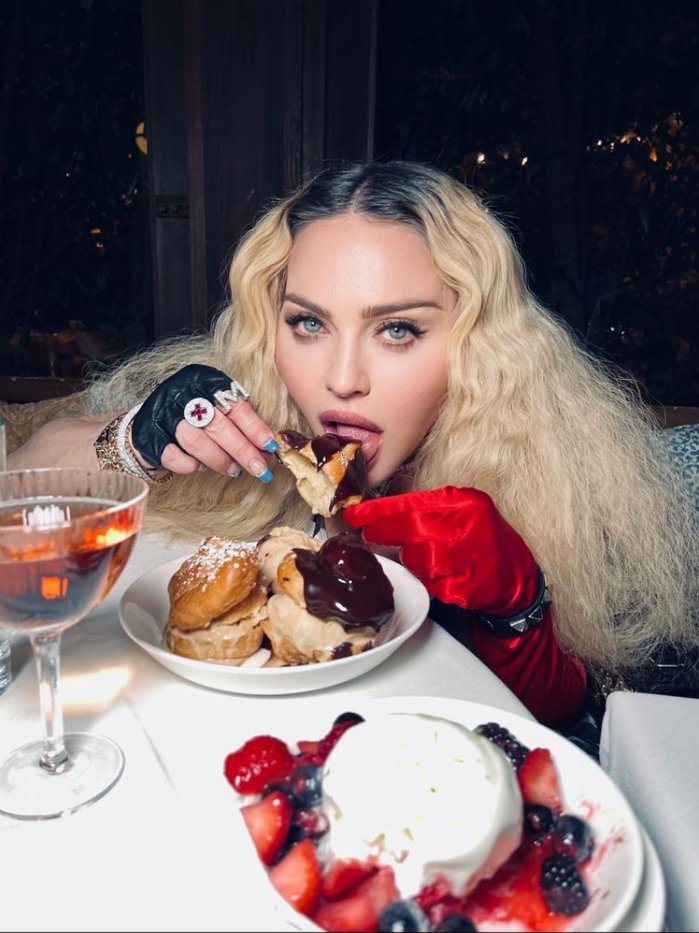 Madonna à l'amfAR Madonna à l'amfAR