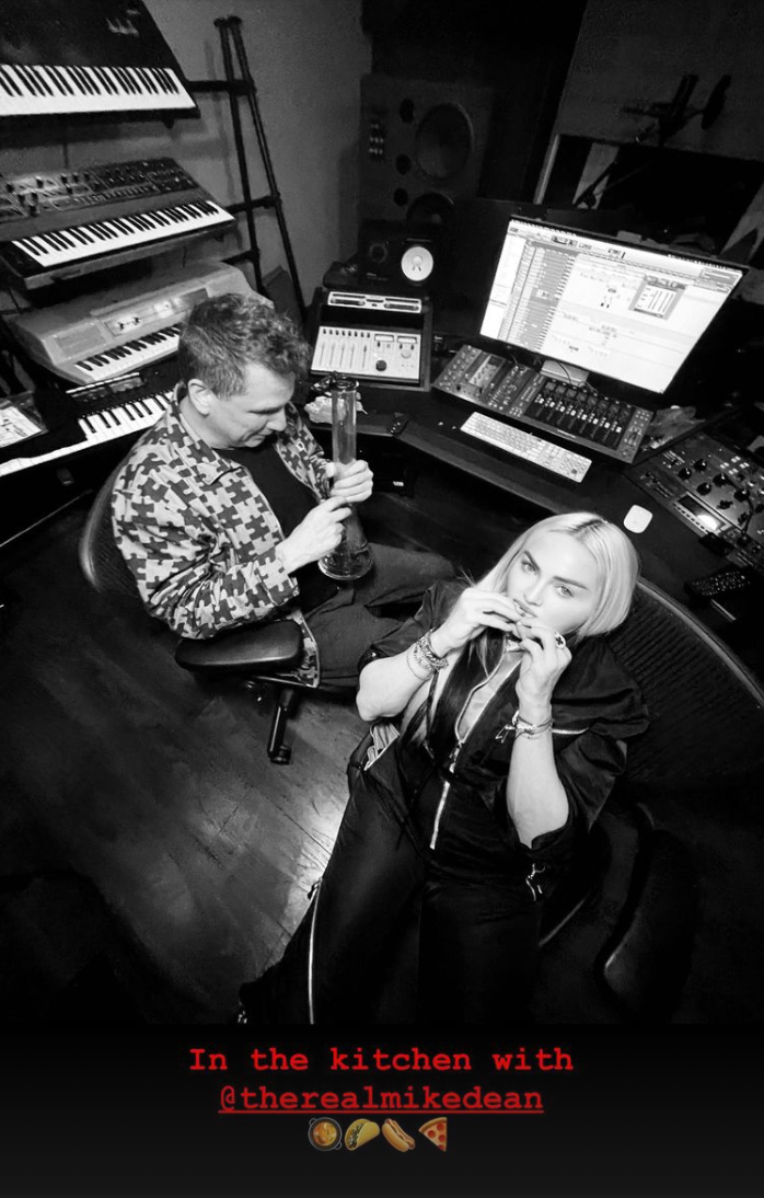 Madonna et Mike Dean Madonna et Mike Dean