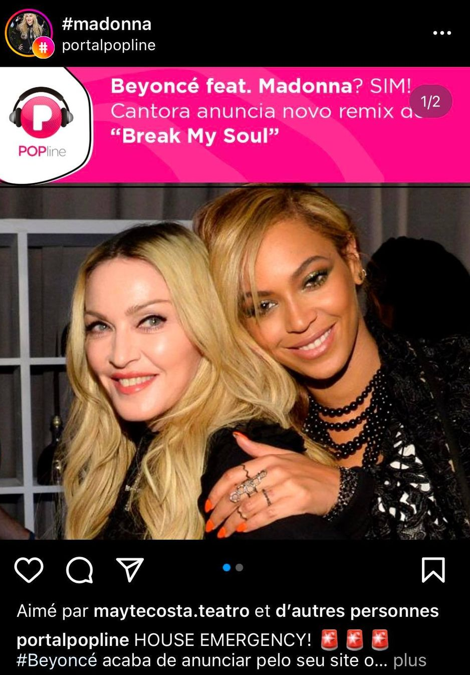 Madonna et Beyonce
