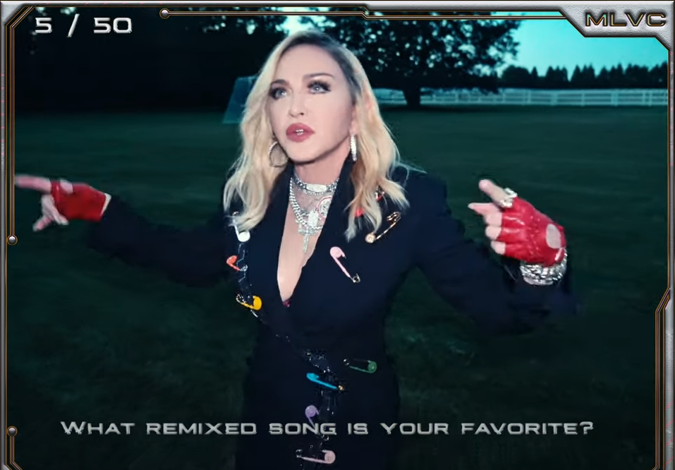 50 questions à Madonna en Français 50 questions à Madonna en Français