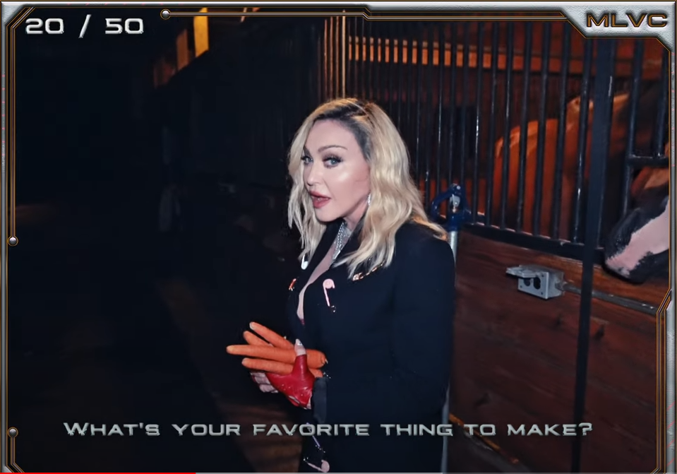 50 questions à Madonna en Français 50 questions à Madonna en Français