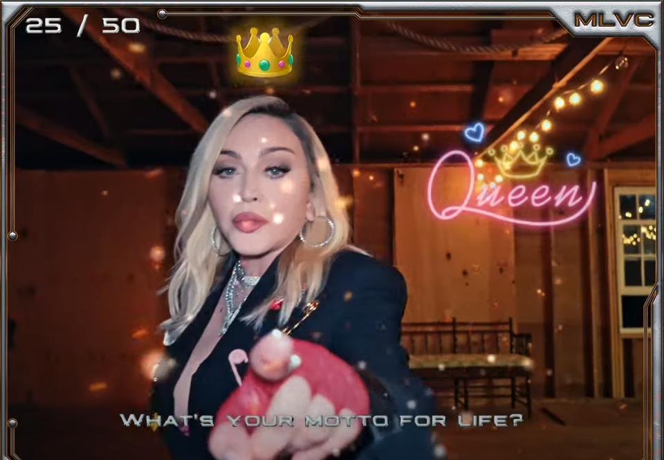 50 questions à Madonna en Français 50 questions à Madonna en Français