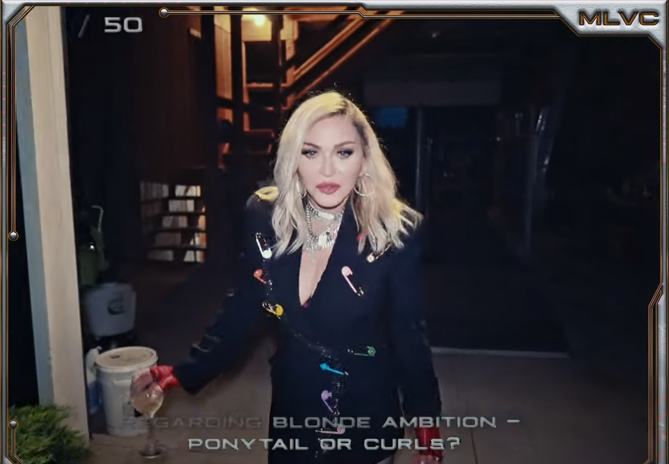 50 questions à Madonna en Français 50 questions à Madonna en Français