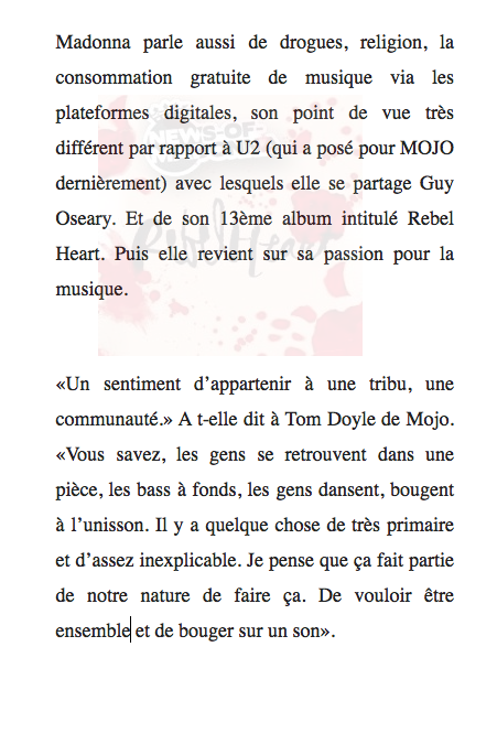 L'interview Mojo en français