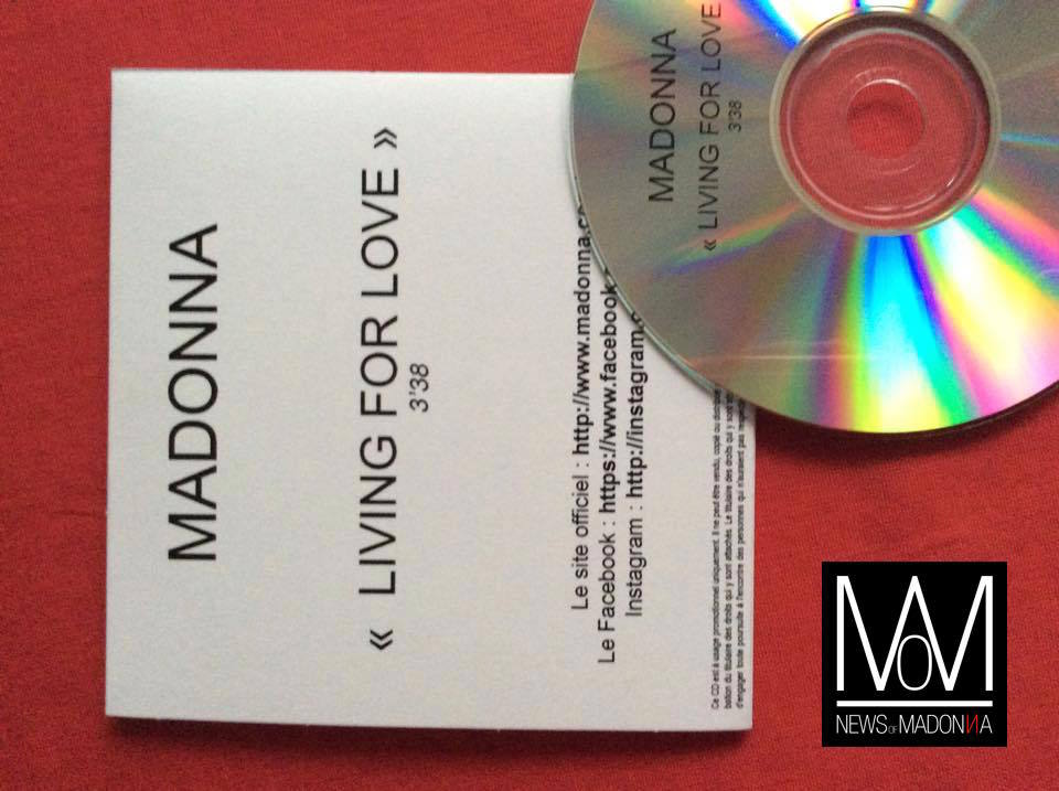 Madonna : le CD promo de livingforlove