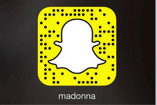 Rejoignez Madonna sur Snapchat