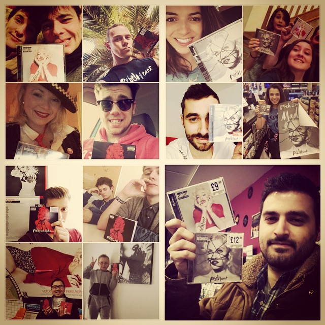 MADONNA'S FANS : "REBEL HEART" SELFIE EVENT