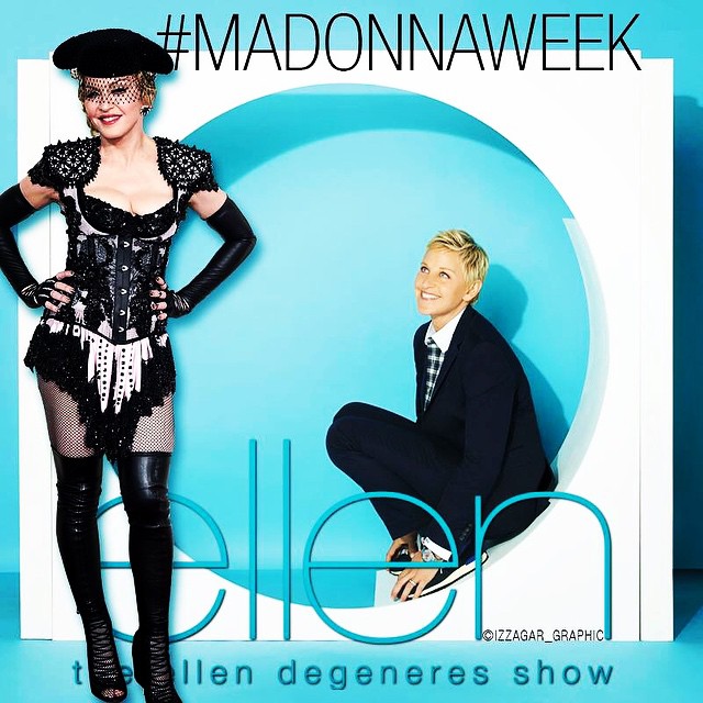 MADONNA CHEZ ELLEN