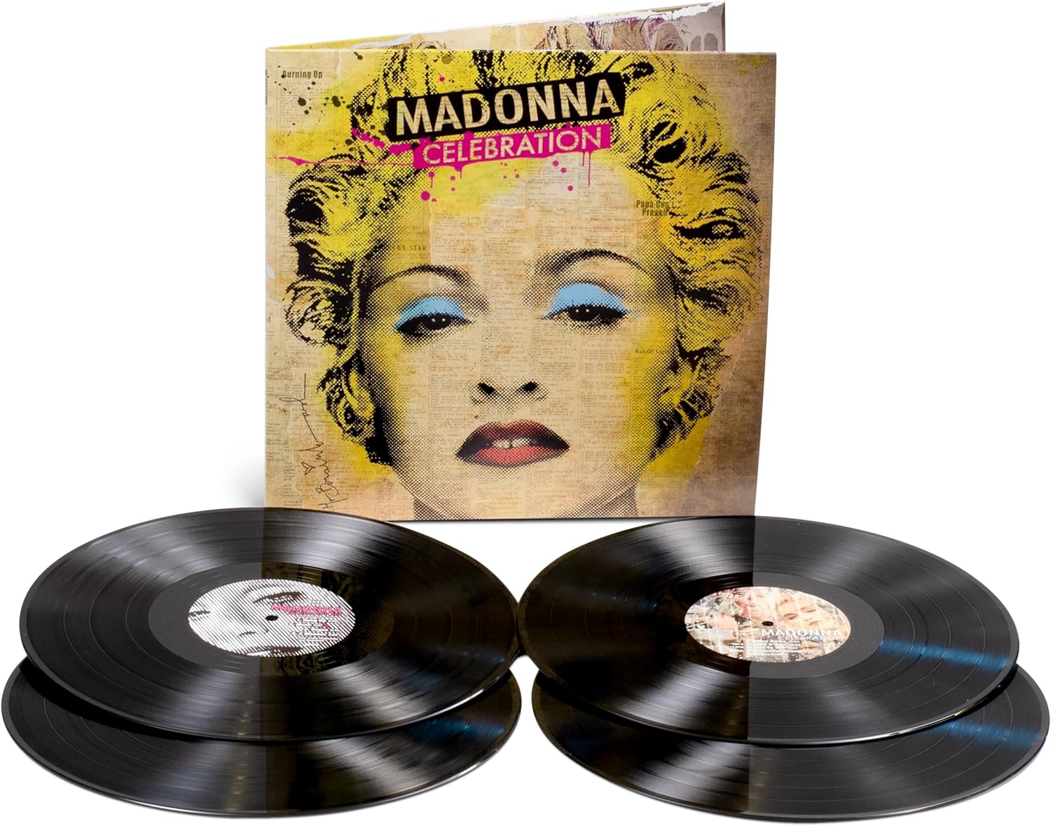 Visuel officiel de la réédition vinyle de Celebration Visuel officiel de la réédition vinyle de Celebration