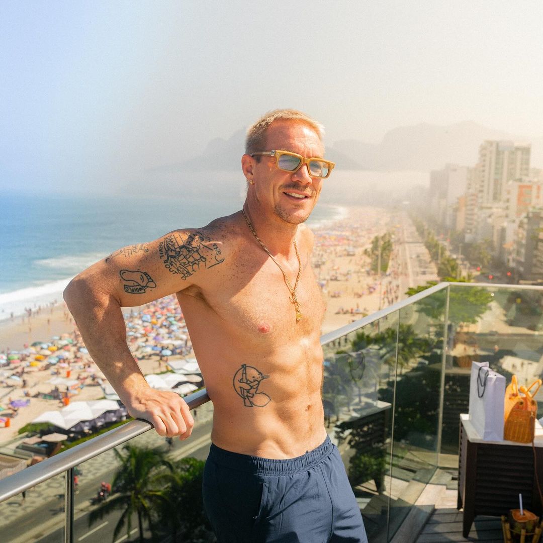 Diplo à Rio en mai dernier - Instagram de Diplo