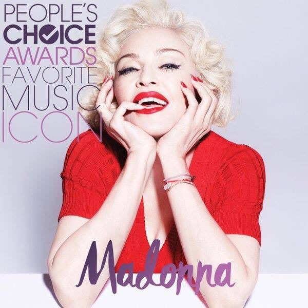 PEOPLE'S CHOICE AWARDS : 1 PRIX pour MADONNA ! PEOPLE'S CHOICE AWARDS : 1 PRIX pour MADONNA !