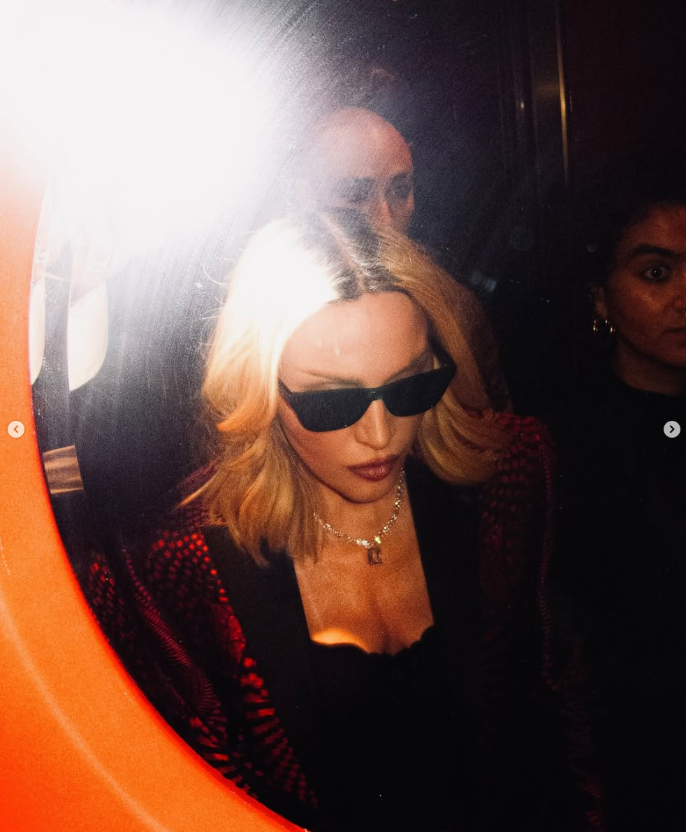 Madonna sur Instagram