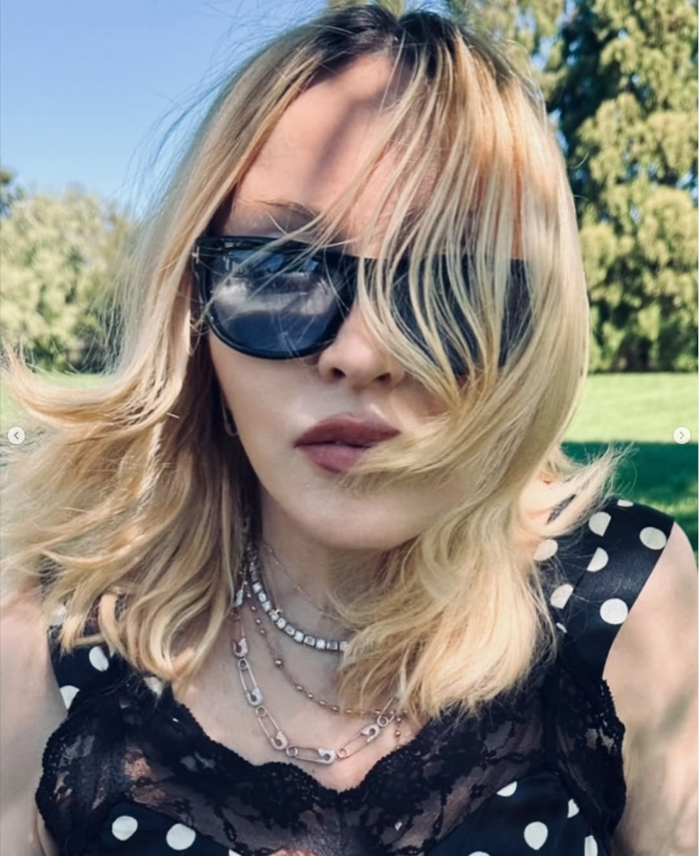 Madonna sur Instagram