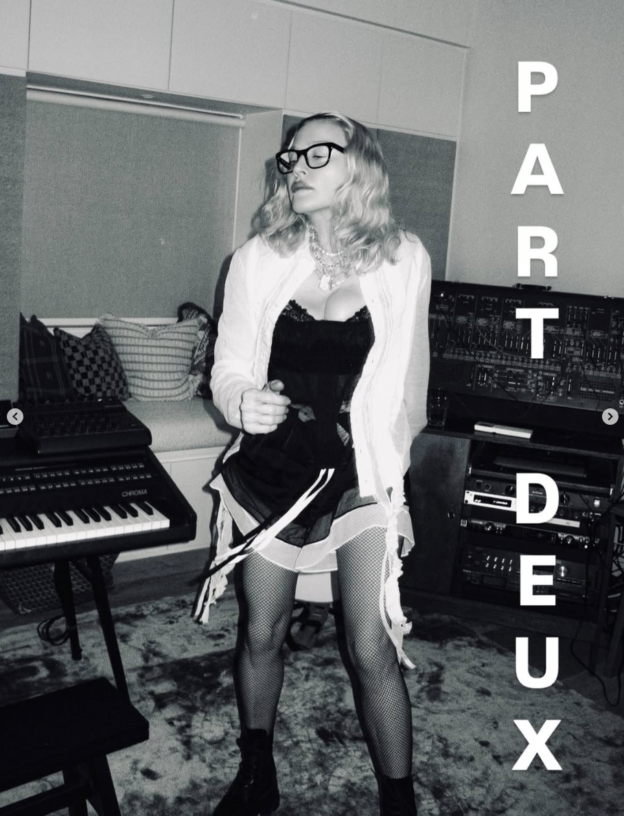 Madonna nous tease Confessions part II depuis Londres