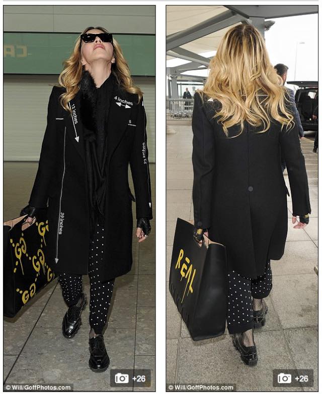 MADONNA EST A LONDRES !