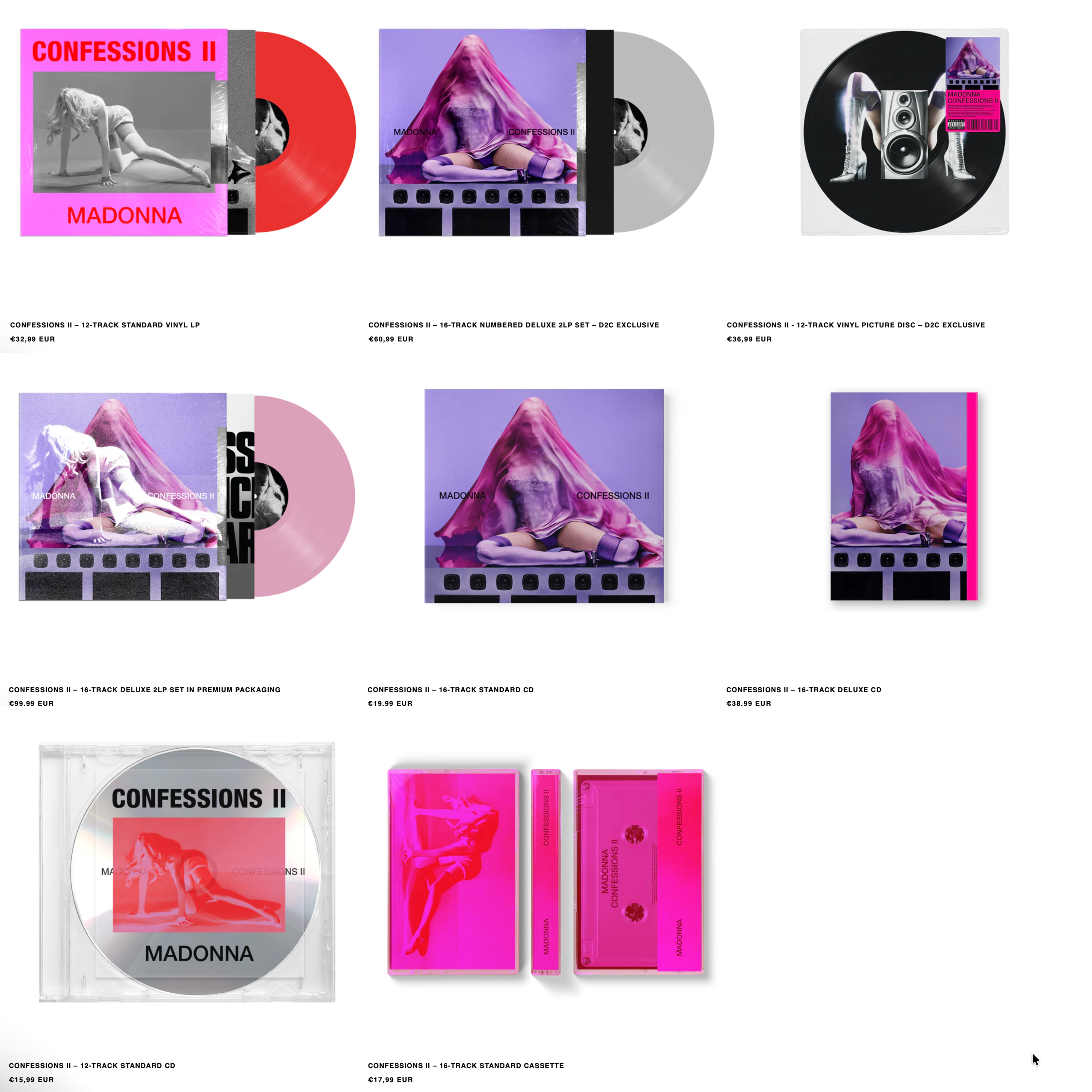 CONFESSIONS ON A DANCE FLOOR: PART II PARAÎTRA LE 3 JUILLET PROCHAIN !