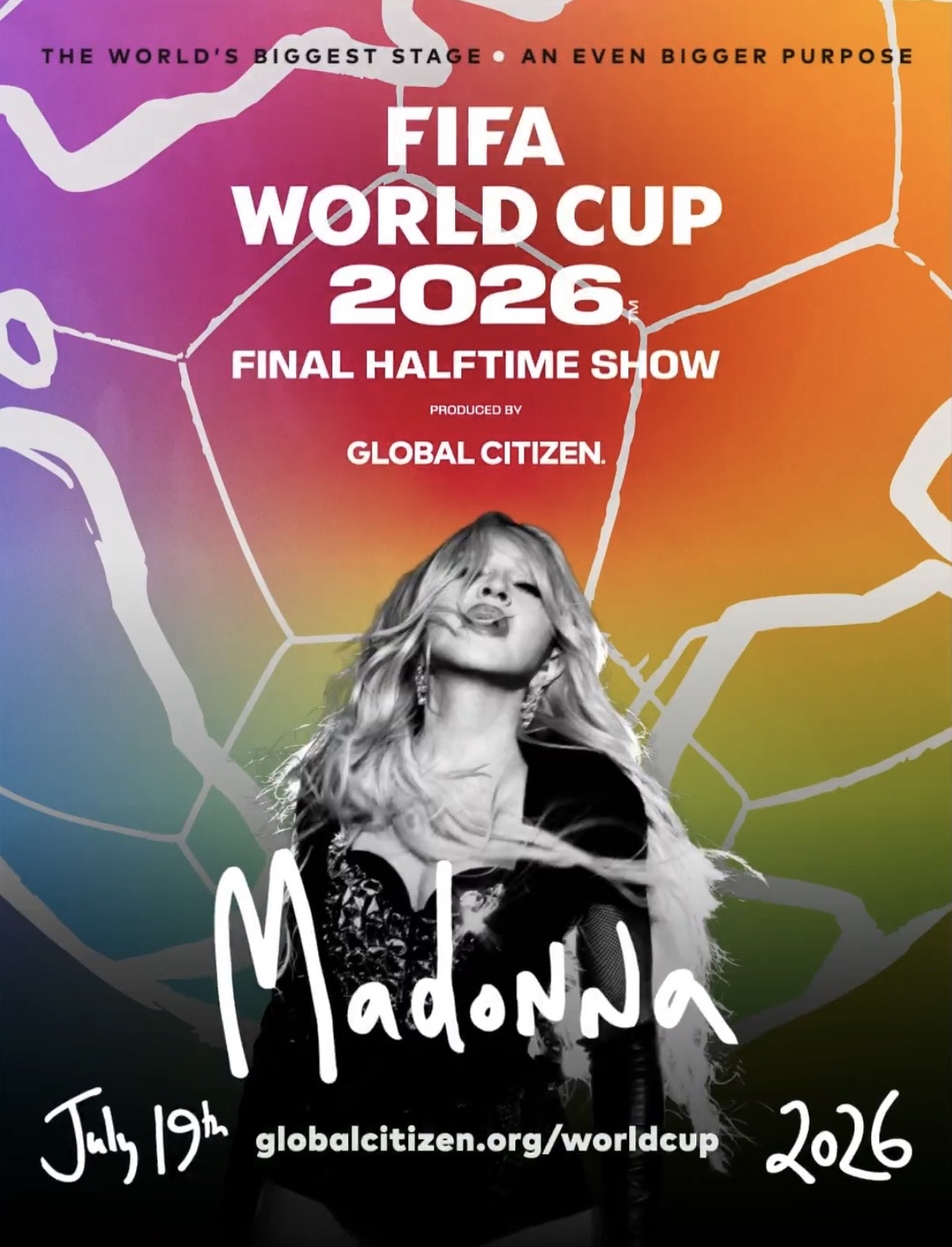 Madonna annoncée pour le tout premier show de mi-temps de la Coupe du Monde 2026