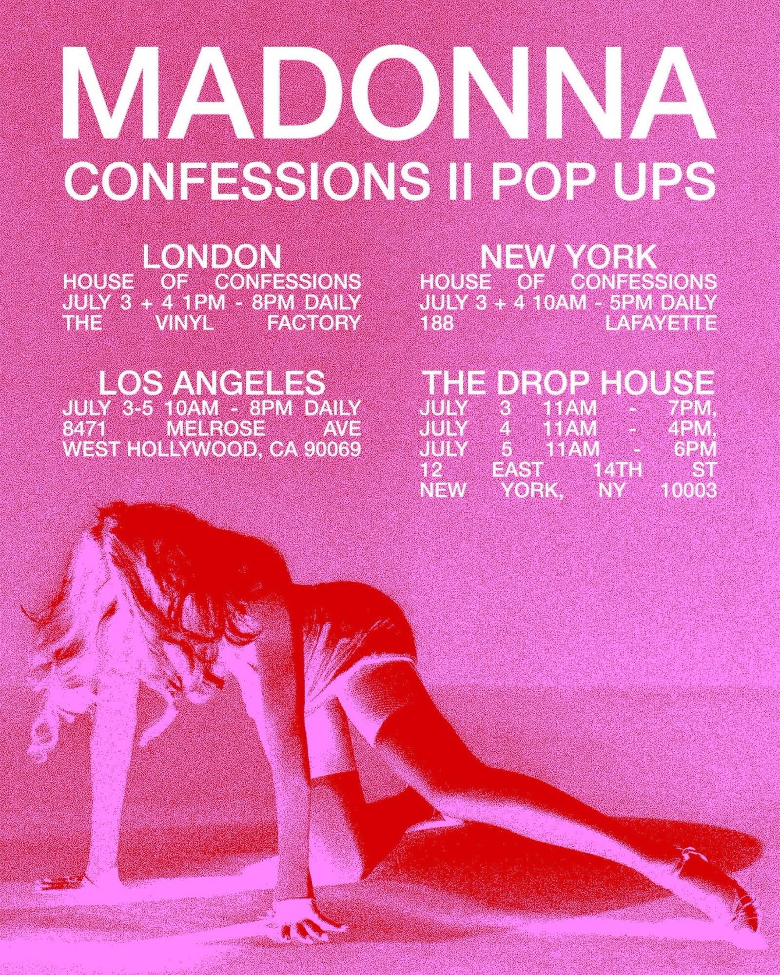 Rejoignez le live de Madonna sur iHeartRadio et TikTok dès 22h30 (heure de Paris) et découvrez Confessions II en avant-première !
