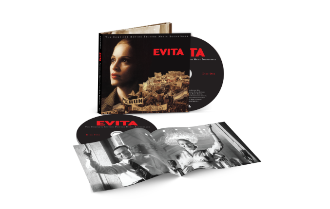 La bande originale d'Evita rééditée en trois éditions !