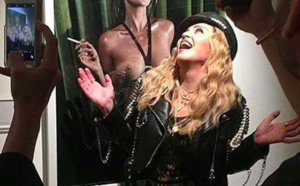 Madonna à l'exposition de Mert &amp; Marcus