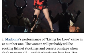Living For Love : la performance la plus regardée des Grammys