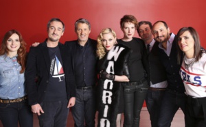 Antoine De Caunes et Le Staff de Madonna