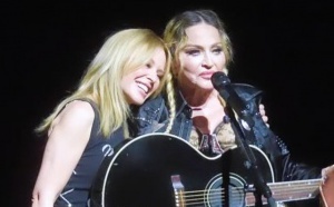 Madonna et Kylie à LA pour le Celebration Tour