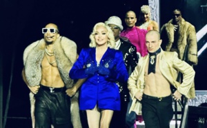 Madonna entourée de danseurs du Celebration Tour durant la dernière date, le 04/05/2024 - Ricardo Gomes