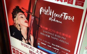 Madonna à Taiwan pour le Rebel Heart Tour