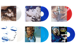 Six albums de Madonna réédités en vinyles colorés !