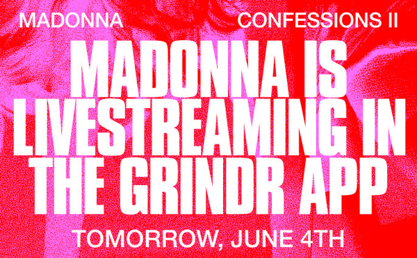 Madonna sera en direct sur Grindr ce jeudi 4 juin !