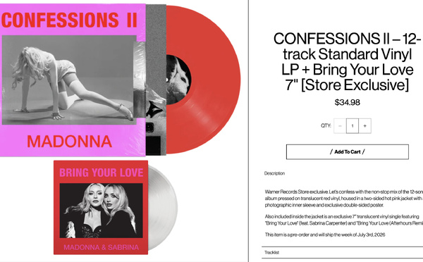 Le vinyle 45T de Bring Your Love à nouveau disponible !